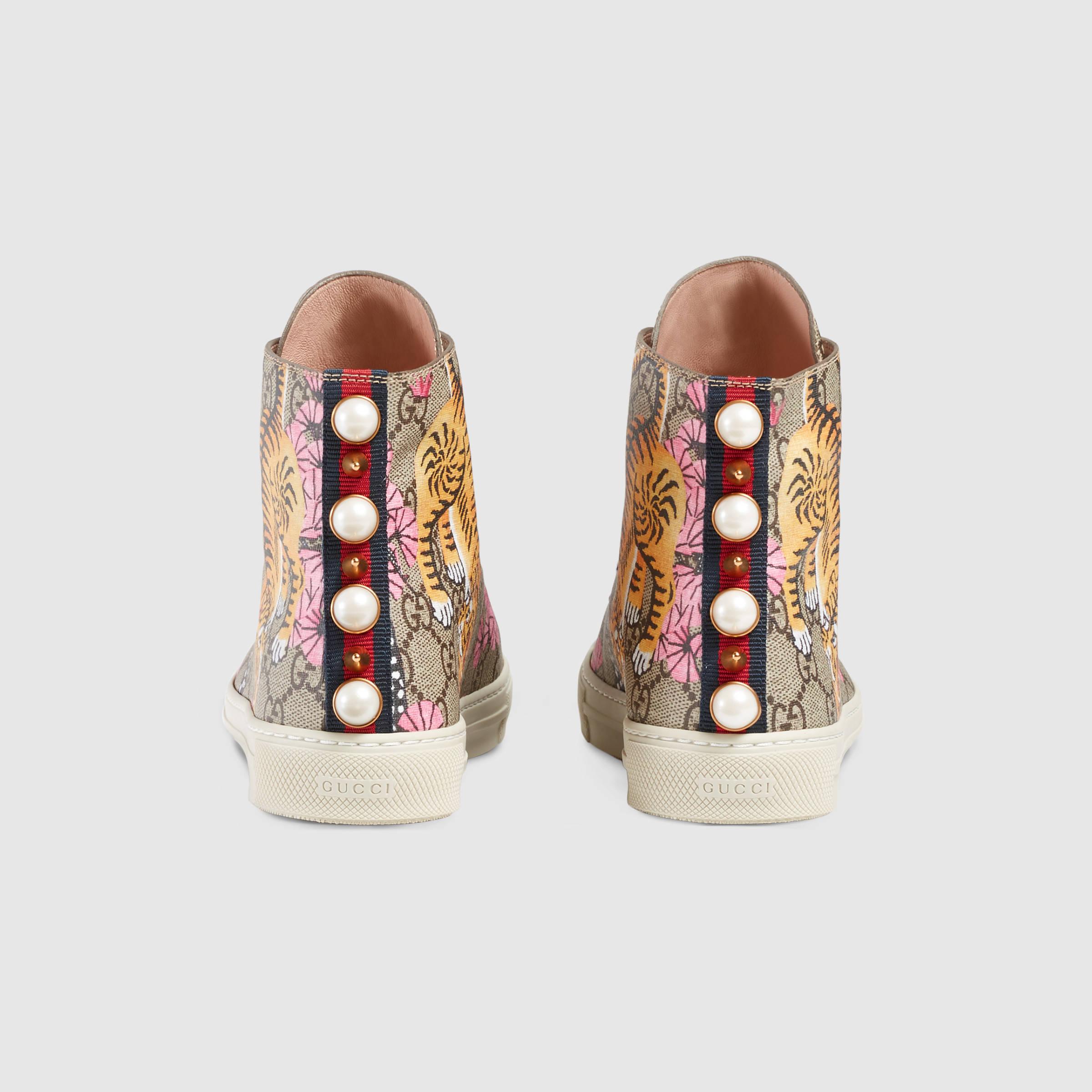 gucci bengal high top sneaker